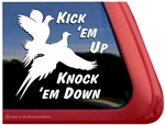 Pheasant Bird Dog Gun Dog Window Decal Sticker