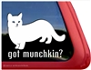 Munchkin Cat Window Decal