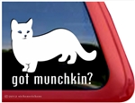 Munchkin Cat Window Decal