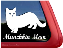 Munchkin Cat Window Decal