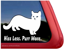 Munchkin Cat Window Decal