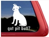 Pit Bull Terrier Window Decal