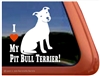 Pit Bull Terrier Window Decal