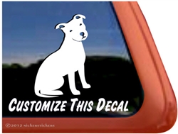 Pit Bull Window Decal