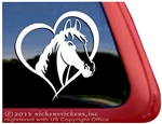 Custom Horse Heart Trailer Car Truck RV Window Decal Sticker