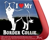 Border Collie Car Truck RV Window Decal Sticker