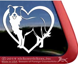 Custom Border Collie Dog Window Decal