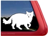 Fluffy Cat Window Decal