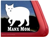 Manx Window Decal