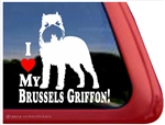 Brussels Griffon Window Decal