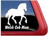 Welsh Cob Horse Trailer Window Decal