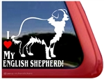 English Shepherd Window Decal
