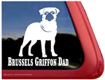 Brussels Griffon Window Decal