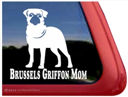 Brussels Griffon Window Decal