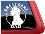 Great Dane Window Decal