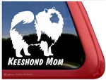 Keeshond vinyl dog window auto car truck rv laptop ipad sticker decal