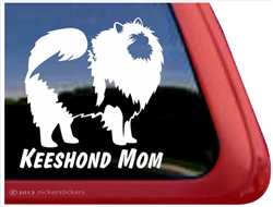 Keeshond vinyl dog window auto car truck rv laptop ipad sticker decal