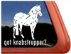 Knabstrupper Horse Trailer Window Decal