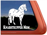 Knabstrupper Horse Trailer Window Decal