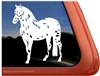 Knabstrupper Horse Trailer Window Decal