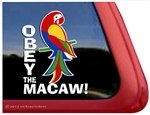 Macaw Window Decal