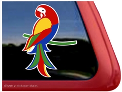 Macaw Window Decal