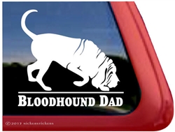 Bloodhound Window Decal