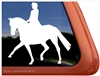 Dressage Rider Horse Trailer Window Decal