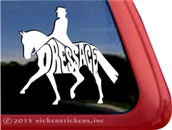 Dressage Rider Horse Trailer Car Truck RV Window Decal Sticker