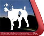 German Wirehair Pointer Gun Dog Window Decal Sticker
