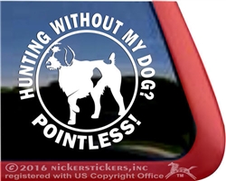 German Wirehair Pointer Window Decal