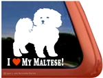 Maltese Window Decal