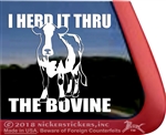 Holstein Cow Window Decal