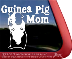 Guinea Pig Window Decal