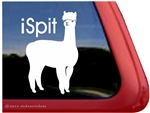 Huacaya Alpaca Car Truck RV Window Decal Sticker