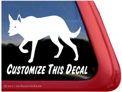 Custom Australian Kelpie Dog Car Truck RV Window Decal Sticker