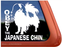 Japanese Chin Window Decal