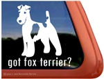 Fox Terrier Window Decal