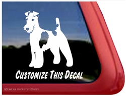 Fox Terrier Window Decal