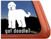 Goldendoodle Window Decal