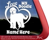 Custom Goldendoodle Labradoodle iPad Car Truck RV Window Decal Sticker