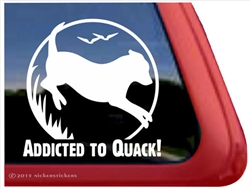 Funny Hunting Labrador Retriever Gun Dog iPad Car Window Decal Sticker