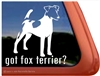 Fox Terrier Window Decal