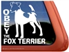 Fox Terrier Window Decal