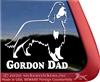Gordon Setter Window Decal
