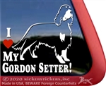 Gordon Setter Window Decal