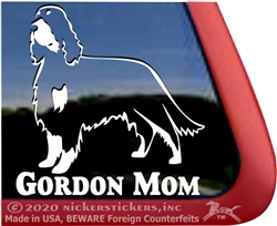 Gordon Setter Window Decal