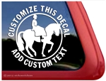 Sidesaddle Horse Trailer Window Truck RV iPad Laptop Decal Sticker