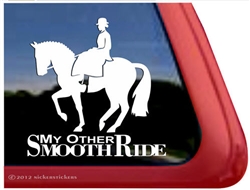 Side Saddle Horse Trailer Window Car Auto Truck RV iPad Laptop Decal Sticker