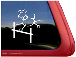 Stick Dog Window Decal